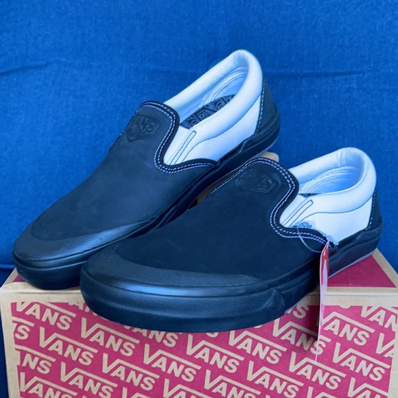 Vans WMNS BMX Slip-On Dak Black/White Sneakers - Picture 6 of 16